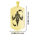 thumbnail image 2 of Stainless Steel Mage Fantasy Class Dog Tag Pendant Necklace, 2 of 3
