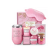 thumbnail image 1 of Regalos De Cumpleaños Xtellar Para Mujeres, Cesta De Regalo Relajante Rosa, 1 of 4