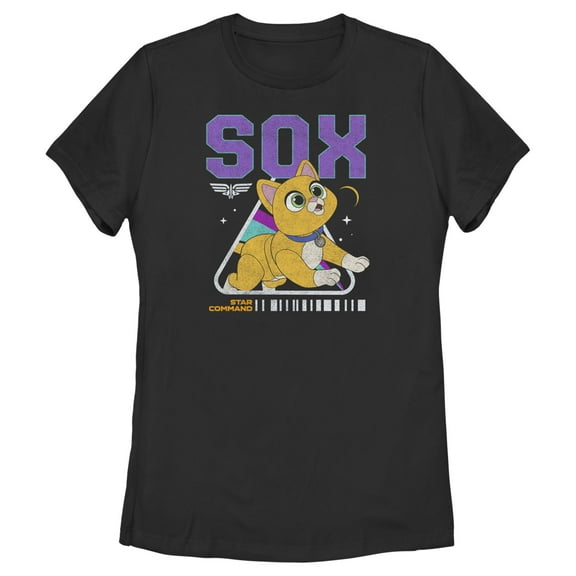 Women's Lightyear Playful Sox Graphic Tee Black X Large