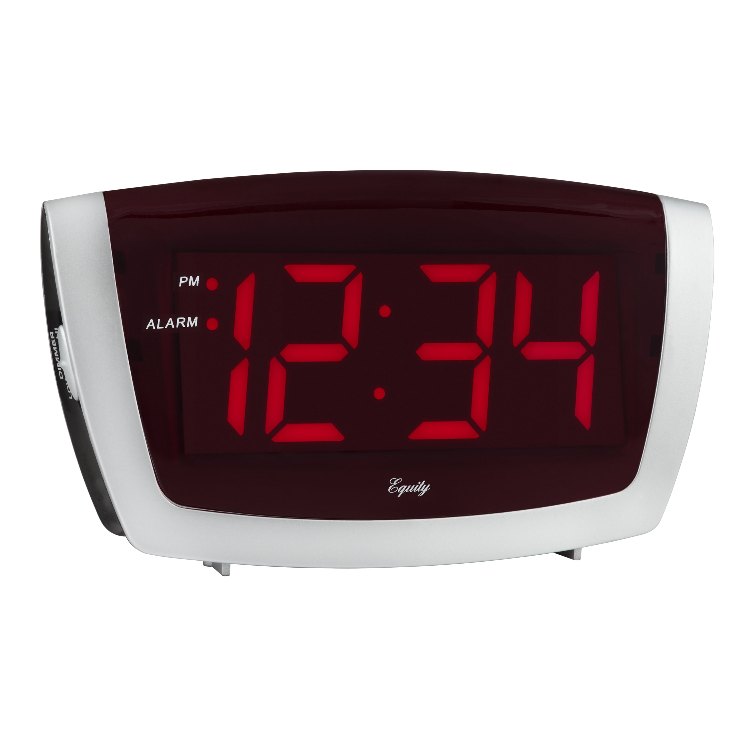 Equity 75906 1.8-Inch LED Alarm Clock with Hi/Lo Dimmer