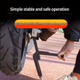 thumbnail image 2 of Motorcycle Kickstand Wheel Support Side Stand Paddock Stable Repair And Maintenance Parking Support Tool Folding Portable Labor, 2 of 4