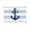 Navy blue light blue, variant on Turquoise Stripe Nautical Sun Shade Sail 8'x10' Rectangle Outdoor Shade Canopy, Grey Anchor Summer Coastal Porch Shades Outdoor Sun Blocking Screen, Sunshade Cloth Covers for Patio/Deck/Garden