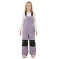 thumbnail image 2 of MAIHAN-Kids Insulated Snow Bib Pants - Waterproof Windproof Ski Overalls for Girls and Boys, Thermal Snow Pants for Skiing, Snowboarding & Outdoor Winter Play kids snow pants(Purple,6-7Years), 2 of 5