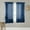 RUBY NAVY, variant on 2PC SOLID SHEER VOILE PANEL INDOOR WEDDING GROMMETS WINDOW CURTAIN