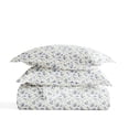 thumbnail image 5 of Duvet Cover Set - Ultra Soft & Breathable - Light Blue Farmhouse Blossoms for King Size Bedding by Comfort Canopy, 5 of 15
