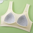 thumbnail image 5 of Teen T-Shirt Bralettes Comfy Padded Cotton Wireless Bras Everyday Underwear Seamless Sports Bras, 14-15Years Beige, 5 of 5