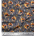 thumbnail image 1 of Soimoi Poly Georgette Fabric Feather & Bird Cartoon Fabric Prints by Yard 42 Inch Wide, 1 of 3