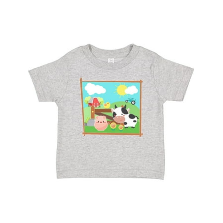 

Inktastic Farm Animals with Cow Chick and Pig Gift Baby Boy or Baby Girl T-Shirt