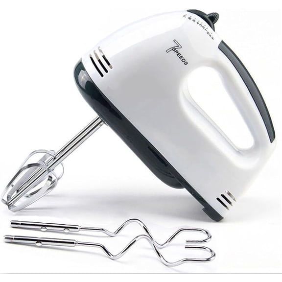 XiHAMA Electric Hand Mixer, 7 Speed Egg and Flour Automatic Mixing with Whisk for Cooking of Bread, Cake (1)