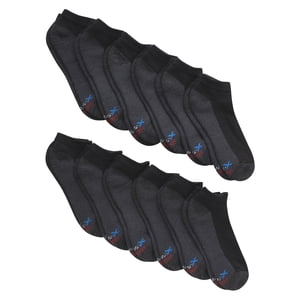 Hanes Men's X-Temp Cushioned Low-Cut Socks, 12-Pack, Big & Tall