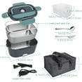 thumbnail image 2 of Electric Lunch Box Food Heater 3-In-1 Portable Food Warmer Lunch Box for Car & Home, 2 of 8