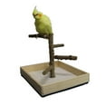 thumbnail image 3 of Soporte de percha de para pájaros, soporte de percha de para loros, de percha para loros, periquitos, cacatúas, - 23x26x20cm Salvador percha de juego de aves, 3 of 9