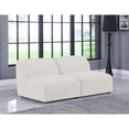 thumbnail image 4 of Meridian Furniture Miramar Crème Durable Lin Texturé Sofa Modulaire, 4 of 9