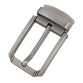 thumbnail image 4 of Hebilla de cinturón de metal para hombre y mujer, hebilla rectangular de correa de cuero Gris, 4 of 10