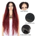 thumbnail image 5 of Unique Bargains Lace Front Wigs Long Water Wave for Women Red, 5 of 7