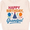thumbnail image 3 of Inktastic Happy Birthday Grandpa Party Hat Balloons Toddler Sweatshirt, 3 of 4