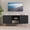 Black, variant on CBJCBJ Modern Fluted 55" TV Stand for 65" TV with Storage, Entertainment Center for Living Room, Blue
