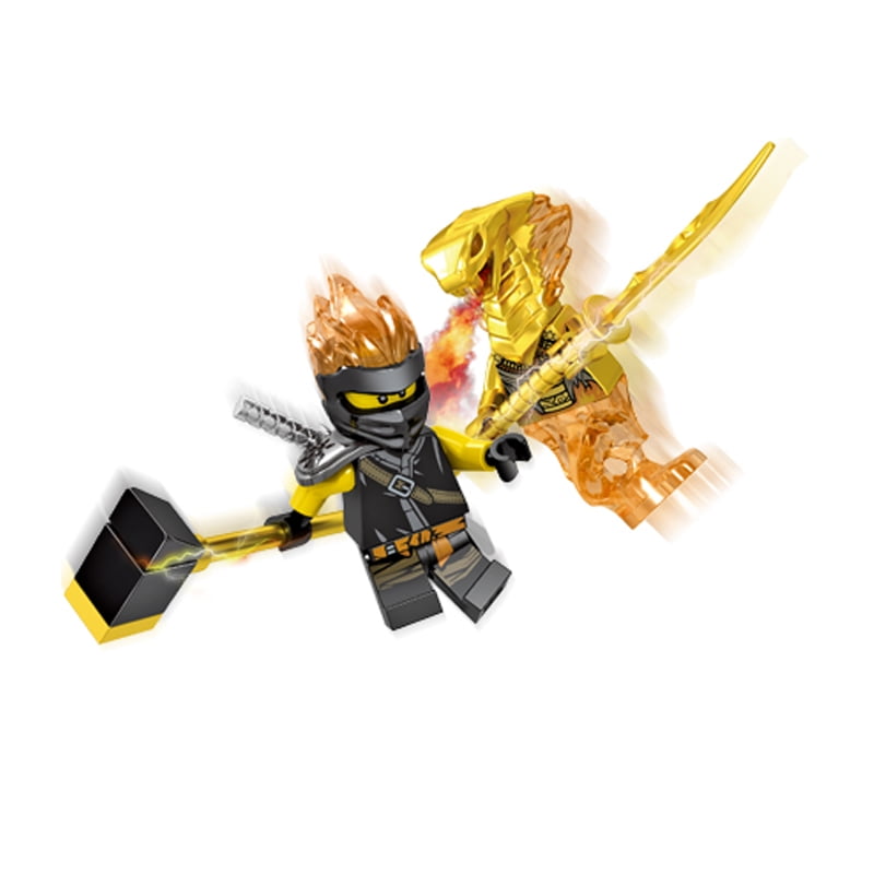 24 Stk Ninjago Minifigure Set Kai Jay Wu Master Lego Bausteine Kinder Spielzeug 