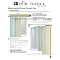 thumbnail image 5 of Ellis Curtain Manchester 3" Rod Pocket 100% Cotton Machine Wash and Dry Curtain Pairs 100" x 54" Blue, 5 of 5