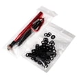 thumbnail image 3 of Wacky Worm Rig/ Outil&100 Pcs O Rings Kits pour Appâts Souples / Leurres Accessoires de Pêche Aluminium / Préservation Appât Souple, 3 of 12