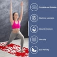 thumbnail image 2 of Christmas Yoga Towel, Storage Bag, 72.8"x26.8" - Suitable for Yoga, Pilates, Fitness, Gym Towel, Yoga Mat Towel, Yoga Blankets Included, 2 of 6