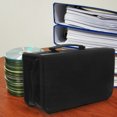 thumbnail image 4 of Shisuyan CD Case 128 Capacity DVD Storage Case Rectangle CD Holder Storage Case Car CD Pouch, 4 of 9