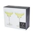thumbnail image 6 of Viski Raye Crystal Margarita Glasses for Holiday Dinner Party 12oz Set of 2, 6 of 6