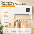 thumbnail image 2 of Mini Wall Mounted Air Conditioner,2-in-1 Portable AC Unit with Cooling & Heating,Ductless Split System with Remote,Quiet Personal Air Conditioner for Bedroom Home Office, 2 of 4