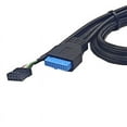 thumbnail image 6 of USB3.2 GEN1 TYPE-C Floppy Drive Panel 3.5-Inch HUB 19PIN to C Port Reversible Plug-in 5Gbps, 6 of 6