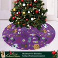 thumbnail image 6 of Coolnut Halloween Christmas Tree Skirt Halloween Tree Skirt, for Holiday Party Home Christmas Day Ornaments36", 6 of 6