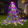 thumbnail image 7 of Outdoor Christmas Decorations Lights Christmas Tree Lights,12 ft High Christmas Yard Decorations Outdoor Waterfall Lights,with 8 Modes Control Outside Christmas Decor for Wedding Party Holiday, 7 of 7