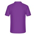 thumbnail image 4 of ZCFZJW Men's Casual Linen Button Down Shirt Short Sleeve Beach Shirt Solid Color Regular Fit Lightweight Holiday Vacation Tops with Double Front Pockets Purple M, 4 of 7