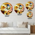 thumbnail image 4 of Designart 'Way of Inner Paint ' Modern wall clock, 4 of 4