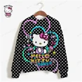 thumbnail image 3 of Sudadera con capucha de HELLO KITTY para mujer, ropa de calle con estampado de manga larga, estilo Harajuku, para otoño e invierno, 3 of 5