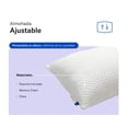 thumbnail image 3 of Almohada Luuna Ajustable Suave Tamaño King Size Memory Foam, 3 of 9