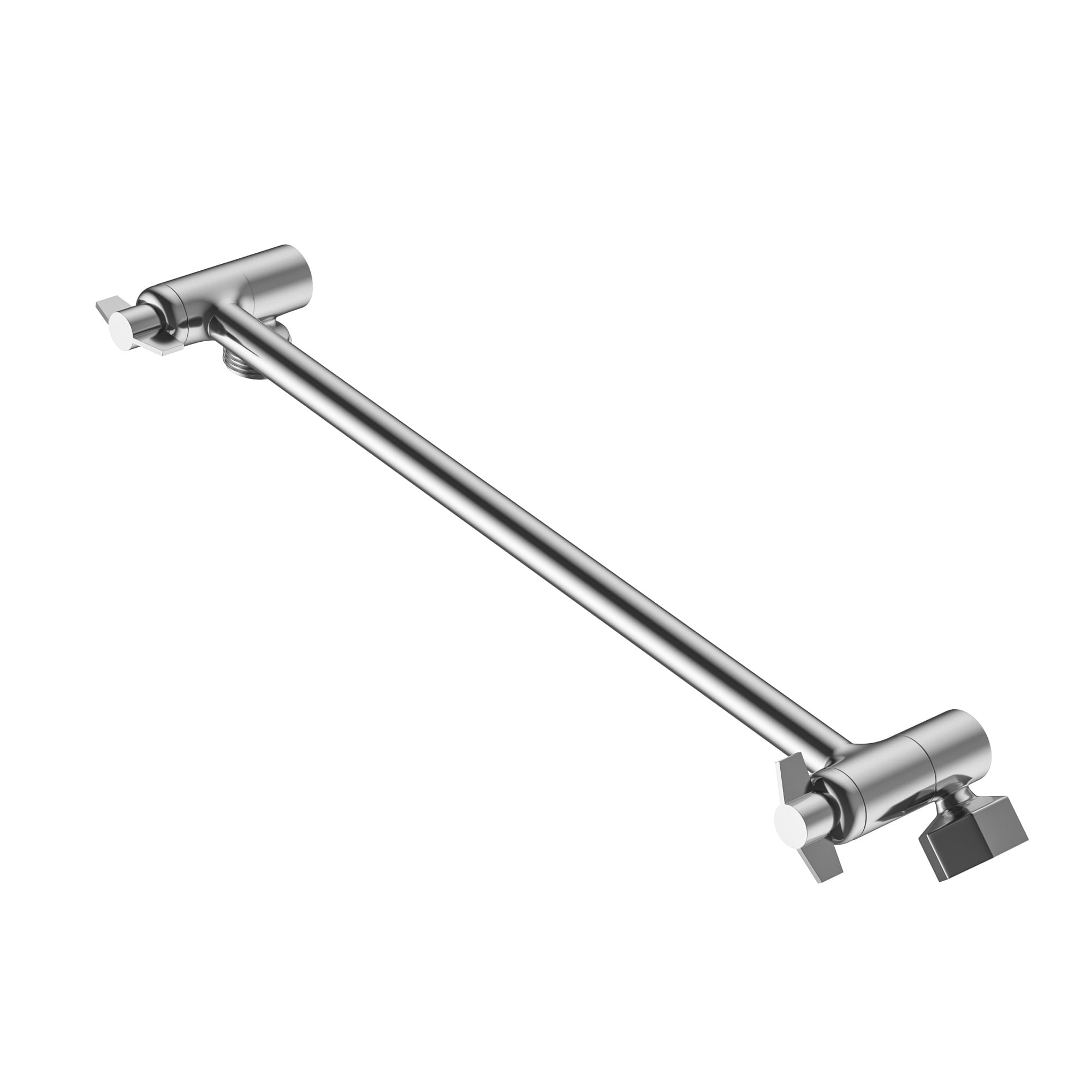Kichae Shower Head Extension Arm 11 inch Adjustable Solid Brass