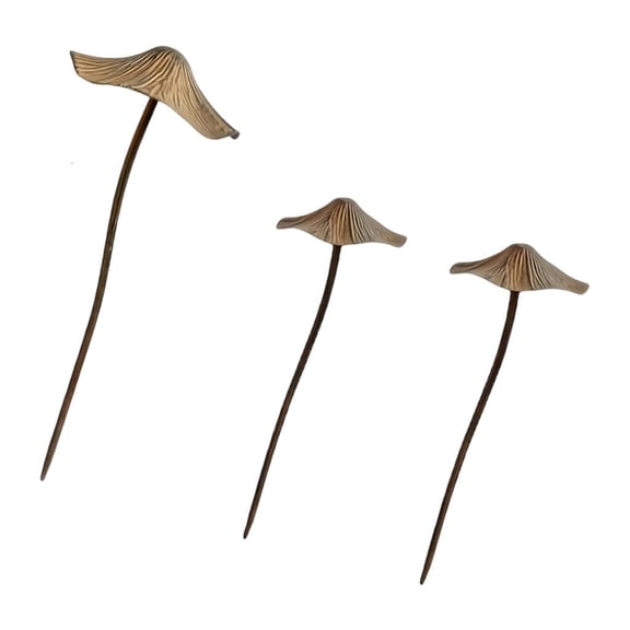 SDFGTstore Decorative Mushroom Sculpture for Indoor Outdoor Yard Plant Backyard Metal