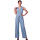 thumbnail image 1 of Conjunto Elegante de 2 Piezas Chaleco Entallado y Pantalón Palazzo para Mujer, 1 of 5
