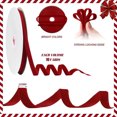thumbnail image 2 of 2 Rolls 20 Yard Christmas Velvet Ribbon for Gift Wrapping Christmas Tree Ornaments Fireplace Garland Decoration Wreath Craft Bow Making(3/8 Inch,Red), 2 of 6