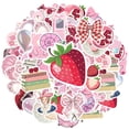 thumbnail image 2 of 35pcs-70pcs Cute Stationery Stickers Pink Kids Stickers  Retro DIY Stickers for Laptops Notebooks Phones, 2 of 9