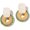Green/Pink/Yellow, variant on Distinctive Raffia Earrings—Stylish Bohemian-style woven rattan drop earrings featuring a handcrafted wrapped design; perfect summer drop earrings for women.