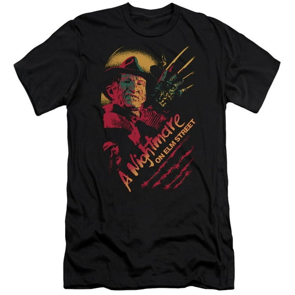 Nightmare On Elm StreE.T. Freddy Claws S/S Adult 30/1 T-Shirt Black