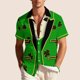 thumbnail image 5 of Ceisia St. Patrick's Day Men's Unisex Hawaiian Shirt | Summer Beach Casual Short Sleeve Button Down Gift Printed Top, 5 of 9