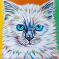 thumbnail image 2 of Vitaletti, Carolee 26x26 Gold Ornate Wood Framed with Double Matting Museum Art Print Titled - Classy Cat II, 2 of 4