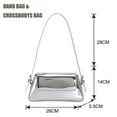 thumbnail image 2 of Bolso de noche para mujer Y2k, bolso plateado, bolso de mano, bolso de mano, bolso de fiesta, bolso de mano, bolsos cruzados, 2024, 2 of 6