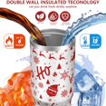 thumbnail image 3 of Christmas 30oz Handheld Travel Tumbler with Handle – Double Wall Stainless Steel Insulated Cup, Flip Straw Lid, Leak-Proof & BPA-Free for Hot and Cold Drinks – Durable Coffee & Juice Mug Black, 3 of 7