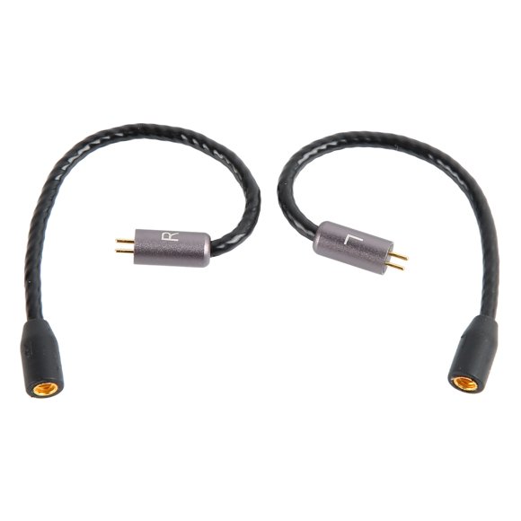 MMCX To 2 Pin 0.78mm Adapter Cable, Lossless Sound Convenient Plugging Unplugging Resistant MMCX To 2 Pin 0.78mm Adapter Compact  For AS10 For V10 For ZS5