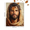 thumbnail image 3 of Qisvanset Framed Canvas Wall Art 12x16 Inch Jesus Portrait Religious Painting Art Home Gift, 3 of 5
