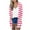 Hot Pink, variant on Lindreshi Cardigan Sweaters for Women Women's Women's Fashion Long Sleeve Stripe Printed Cardigan Casual Coat Tops/jacket