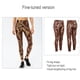 thumbnail image 3 of Leggings con estampado de cintura alta para mujer Pantalones de yoga con estampado de serpiente de cuerpo entero - Marrón, 3 of 6